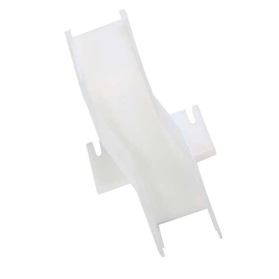 AMS 20099 WHITE PLASTIC CHUTE INSERT