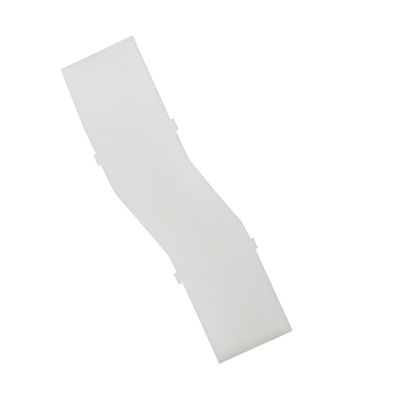 AMS 20100 WHITE PLASTIC CHUTE COVER