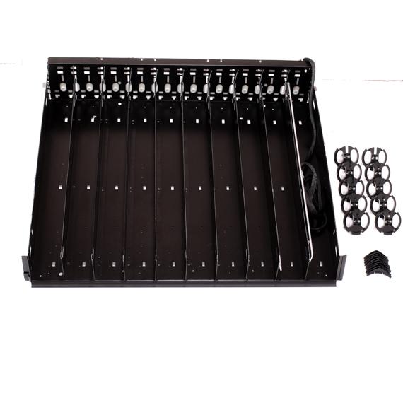 AMS 2403810 BLACK METAL TRAY ASSEMBLY