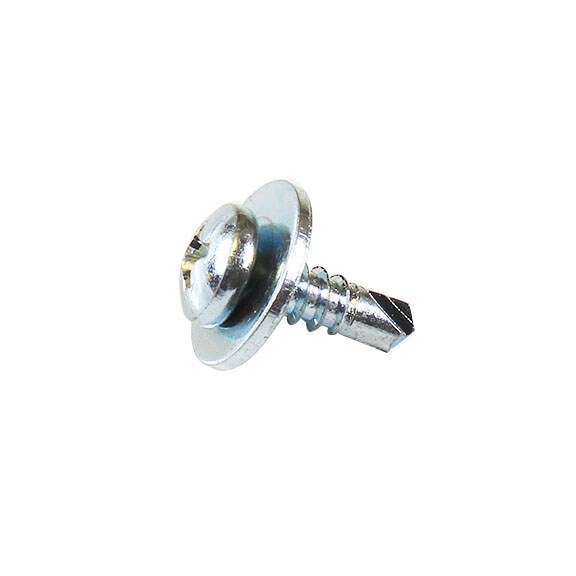DIXIE NARCO / CRANE 100267 SELF DRILLING SCREW WITH WASHER, #8-18 X 1/2