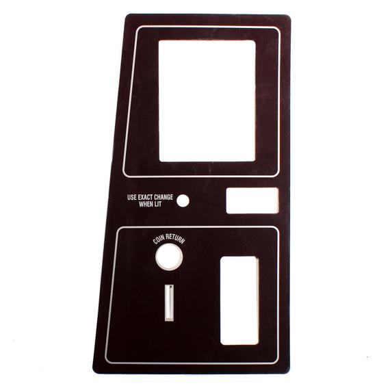 DIXIE NARCO / CRANE 102120 COIN INSERT DECAL, FOR DR. PEPPER