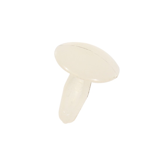 CRANE / NATIONAL 106300 CANOE CLIP, WHITE PLASTIC