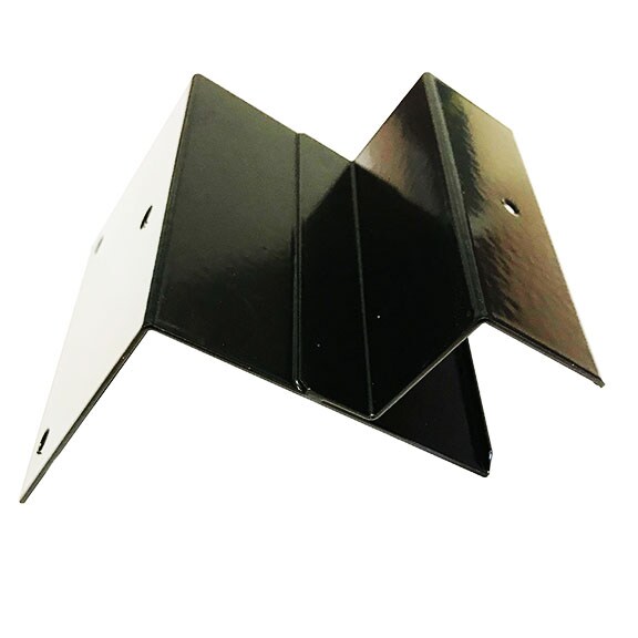 BRACKET, TRAY BOARD, BLACK PAINTED STEEL
