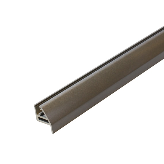BLACK PLASTIC EXTRUSION, PAINTED, 23.09" LONG