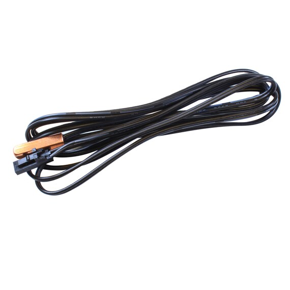 BLACK TEMPERATURE CABLE WITH SENSOR PROBE, 4 FT