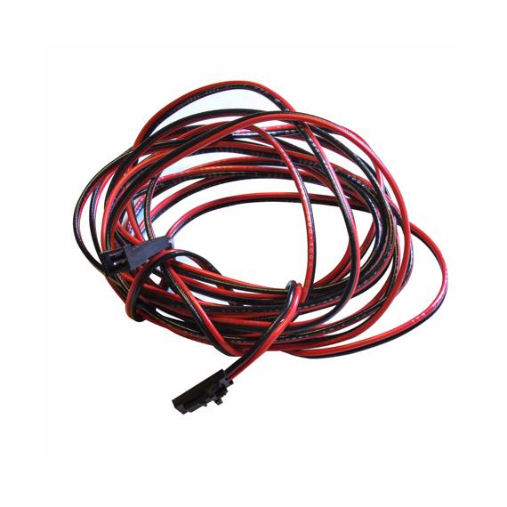 TEMPERATURE CABLE, 10 FT EXTENSION, RED AND BLACK WIRES