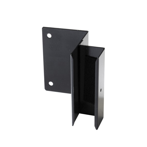 BRACKET, WITH FOAM, FOR TRAY BOARD, BLACK PAINTED STEEL