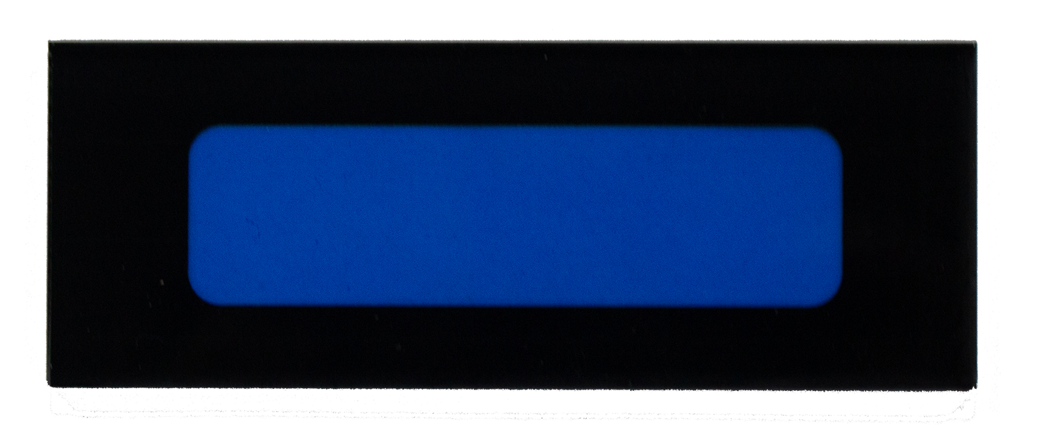 DISPLAY LENS, TRANSLUCENT BLUE, FOR