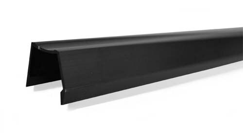 TRIM, VERTICAL, 65.3125", BLACK, FOR ROWE