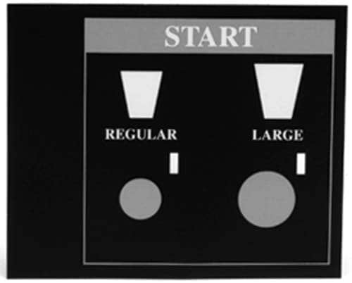 LABELS, START LABEL, DUAL CUP ONLY, FOR RMI 213
