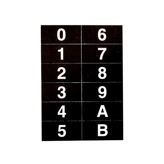 LABEL, COLUMN NUMBER CARD, FOR GPL FOODKING