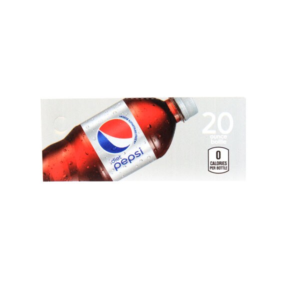 LABEL, PRODUCT, DIET PEPSI BOTTLE, 1 5/8" X 3 19/32"