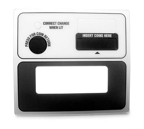 VENDING MACHINE STICKER, COIN INSERT, FOR DIXIE 276E, 501E, 600E