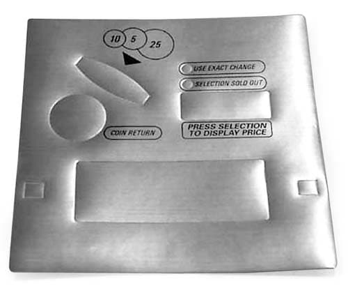 DECAL-COIN INSERT FOR VENDO 511