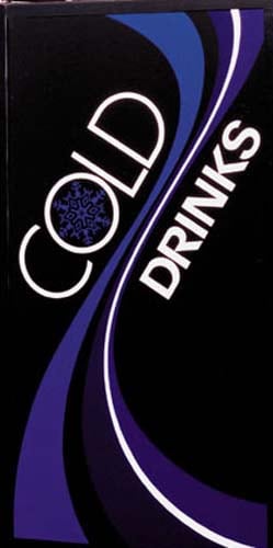 COLD DRINK SIGN FOR DIXIE 368/501, 45 11/16" x 24 5/16"