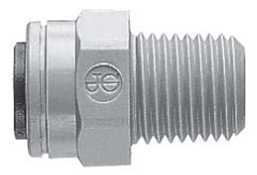 MALE CONNECTOR 1/4 X 1/8 NPTF