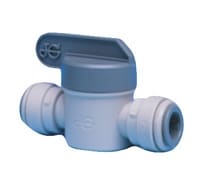 VALVE SHUT OFF, 1/4 SPEED X 1/4 NPTF, FEMALE ELBOW