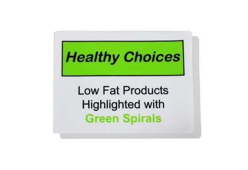 HEALTHY CHOICE CLING, FOR GREEN SPIRALS