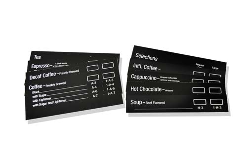 LABELS, SELECTION, FOR NAT 623, 653 AND 673