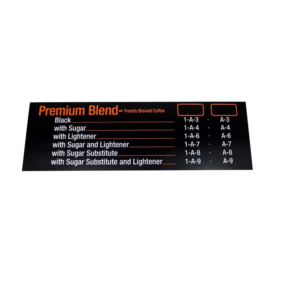 PREMIUM BLEND COFFE LABEL FOR NATIONAL 673