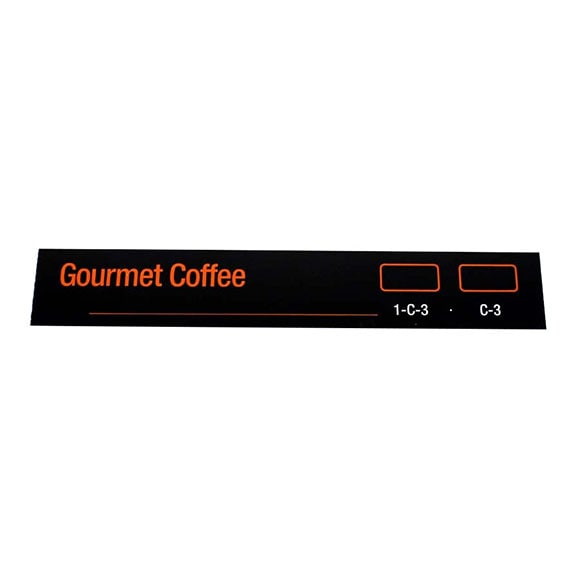 GOURMET COFFE LABEL FOR NATIONAL 673