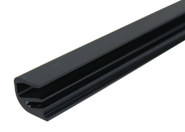 TRIM, OUTSIDE VERTICAL, 65.690", BLACK, FOR NATIONAL 673