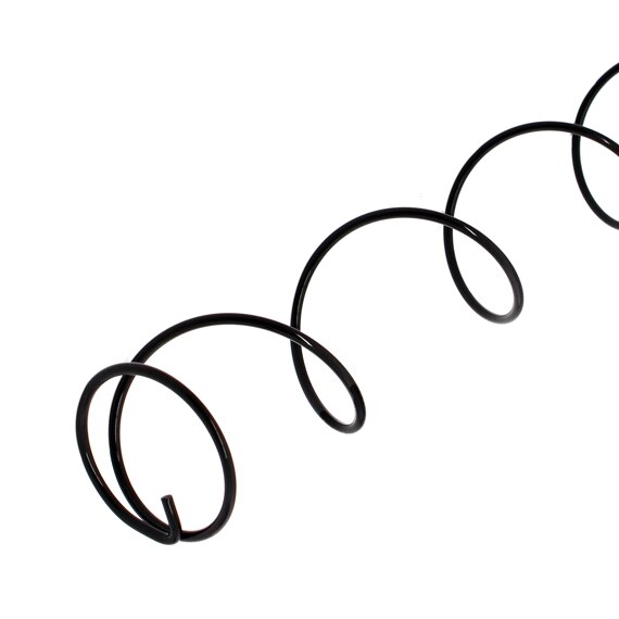 BLACK SPIRAL, 8 COUNT, RIGH HAND, BLACK, FOR NATIONAL