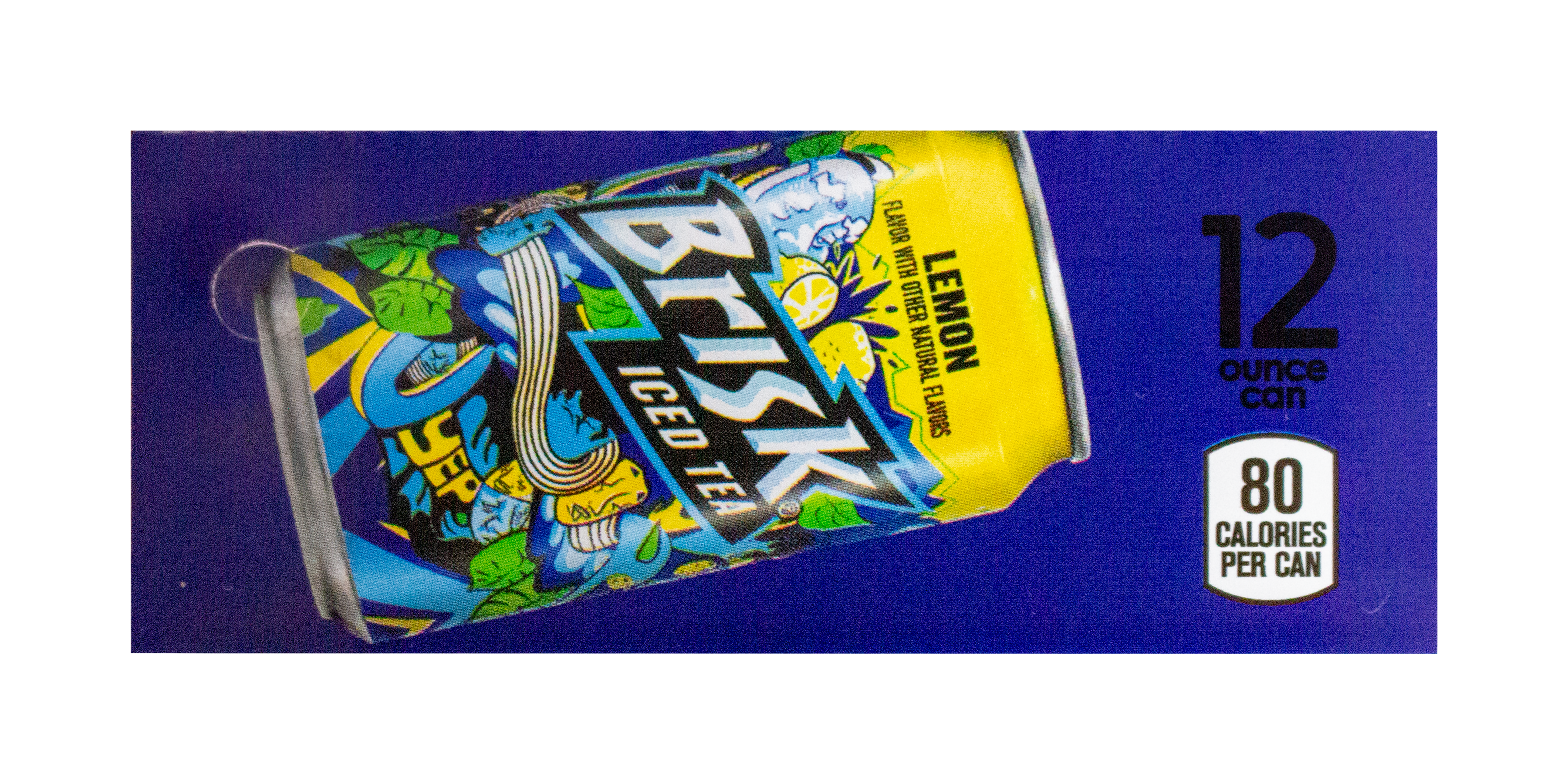 VE4026 - FLAVOR LABEL, BRISK ICE TEA 3 3/4 X 1 3/4