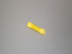 BUTT CONNECTOR, 12-10 GAUGE, YELLOW, 0.40 THICKNESS