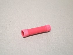 BUTT CONNECTOR, 22-18 GAUGE, RED, 0.30 THICKNESS