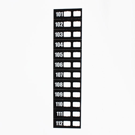 LABELS, ITEM LABEL 100'S NATIONAL 180/181/980/981
