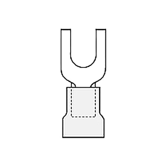 16-14 GAUGE, BLOCK SPADE TERM, SOLD 100/PACK