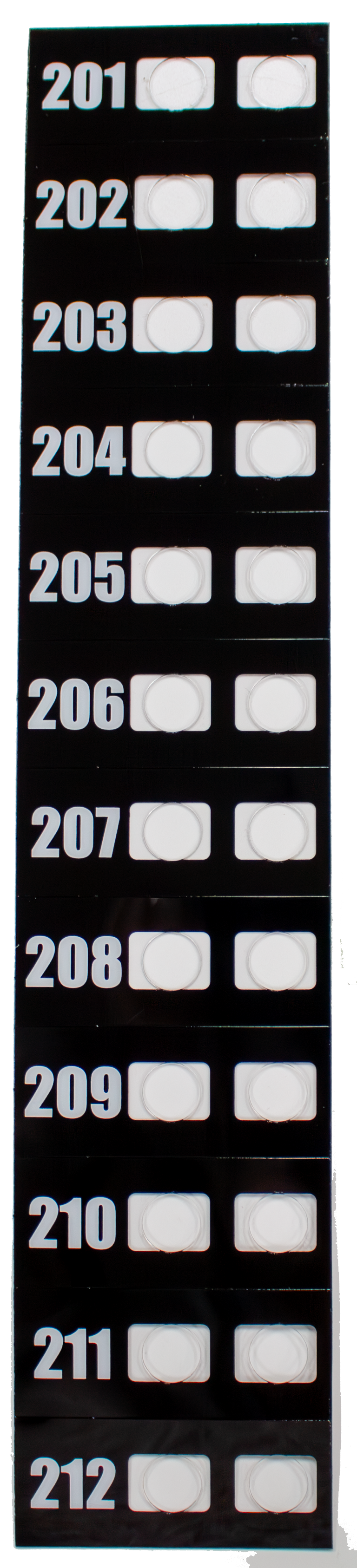 ITEM LABELS, 200'S, FOR NAT 448/ 44