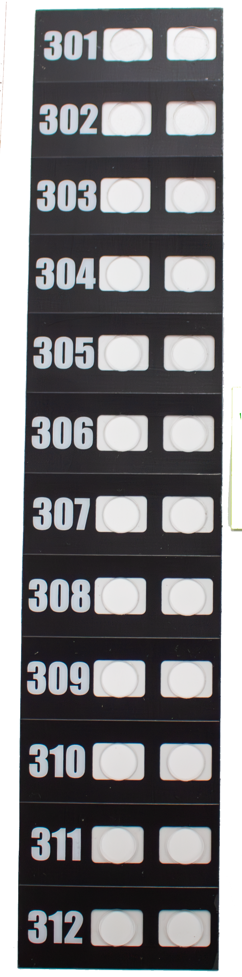 ITEM LABELS, 300'S, FOR NAT 448/449