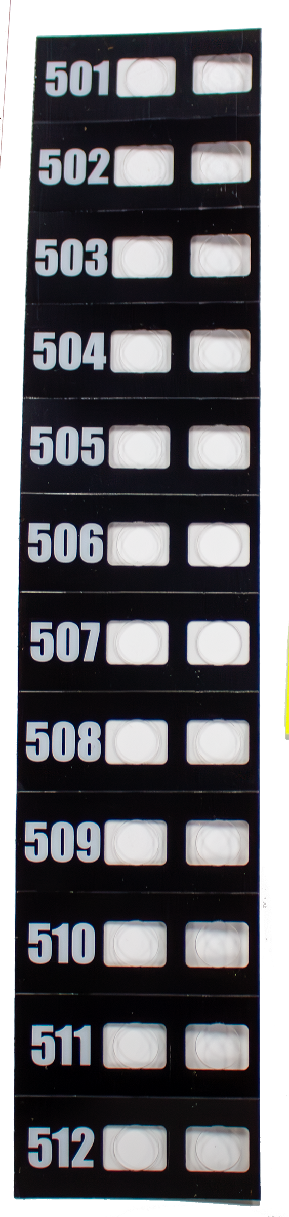 ITEM LABELS, 500'S, FOR NAT 448/449