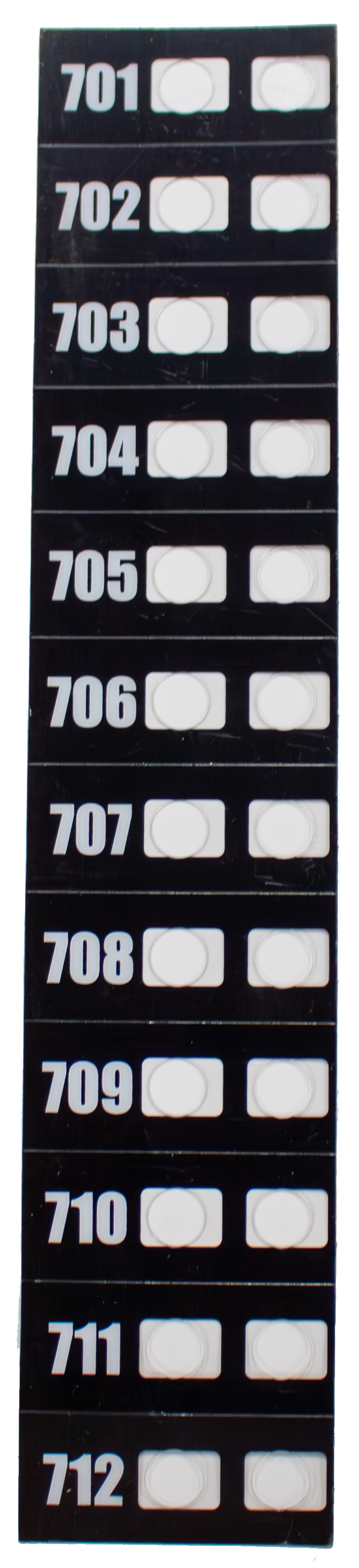 ITEM LABELS, 700'S, FOR NAT 448/449