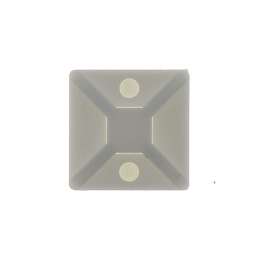 TIE MOUNT, ACRYLIC ADHESIVE, 4 WAY TIE INSERTION, 3/4"
