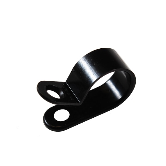 NYLON CABLE CLAMP, 1/2", BLACK