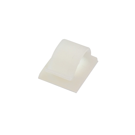 ROUND CABLE CLIP, ADHESIVE MOUNT