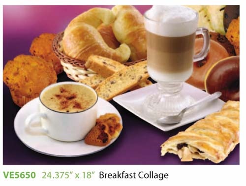 OVERLAY, COFFEE/BREAKFAST, 24.375" X 24.5", FOR NATIONAL AND AP