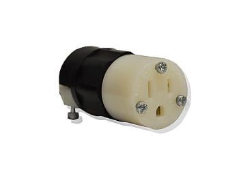 15 AMP GROUND PLUG, FEMALE, FOR 12-3 CORD