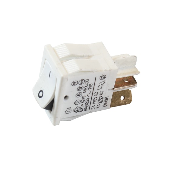 AP 109966 WHITE ELECTRICAL ROCKER SWITCH