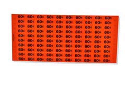 PRICE SHEET-60/65-ORANGE/BLACK- FOR AP 4000/7000/110 SERIES