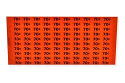 PRICE SHEET, 70/75, ORANGE/BLACK, FOR AP 4000/7000/110 SER
