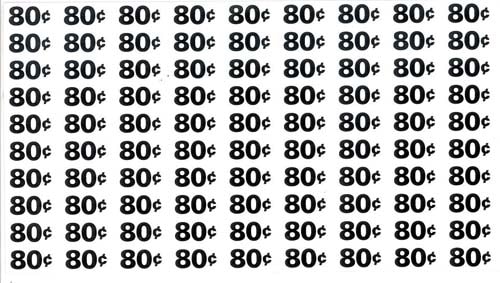 LABEL, PRICE SHEET, .80/.85, FOR AP 4000/7000/110/111/112/113
