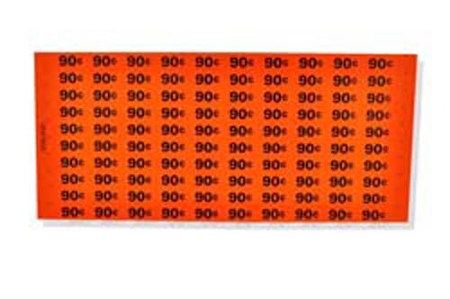 PRICE SHEET, 90/95, ORANGE/BLACK, FOR AP 4000/7000/110 SER