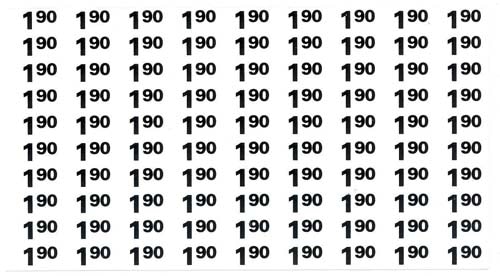LABELS, PRICE SHEET, $1.90/$1.95, FOR AP (.05 INCREMENTS) 4000/5000/6000/7000/113