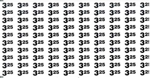 LABELS, PRICE SHEET, $3.00/$3.25 FOR AP