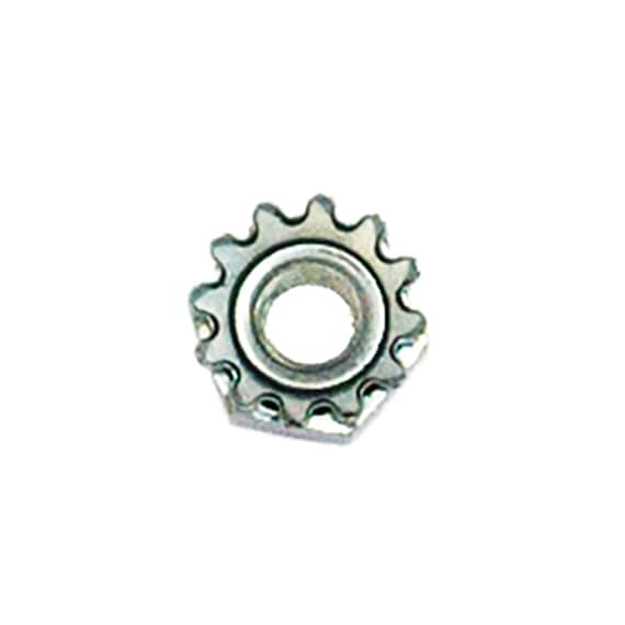 KEPS NUT, ZINC, #8-32