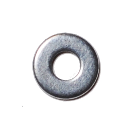 WASHER, #8, FLAT, ZINC